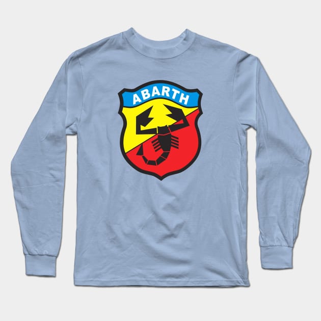 Abarth Logo Merch Long Sleeve T-Shirt by widisilihwigar